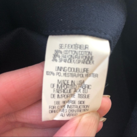 Theory “Clea” Navy Blue Pencil Skirt. Pockets. Size 6. - Picture 7 of 9